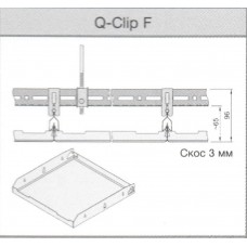 Металлическая панель armstrong ORCAL Перфорация Rg 2516  600x300x33 Clip-in - Q-Clip F с фаской